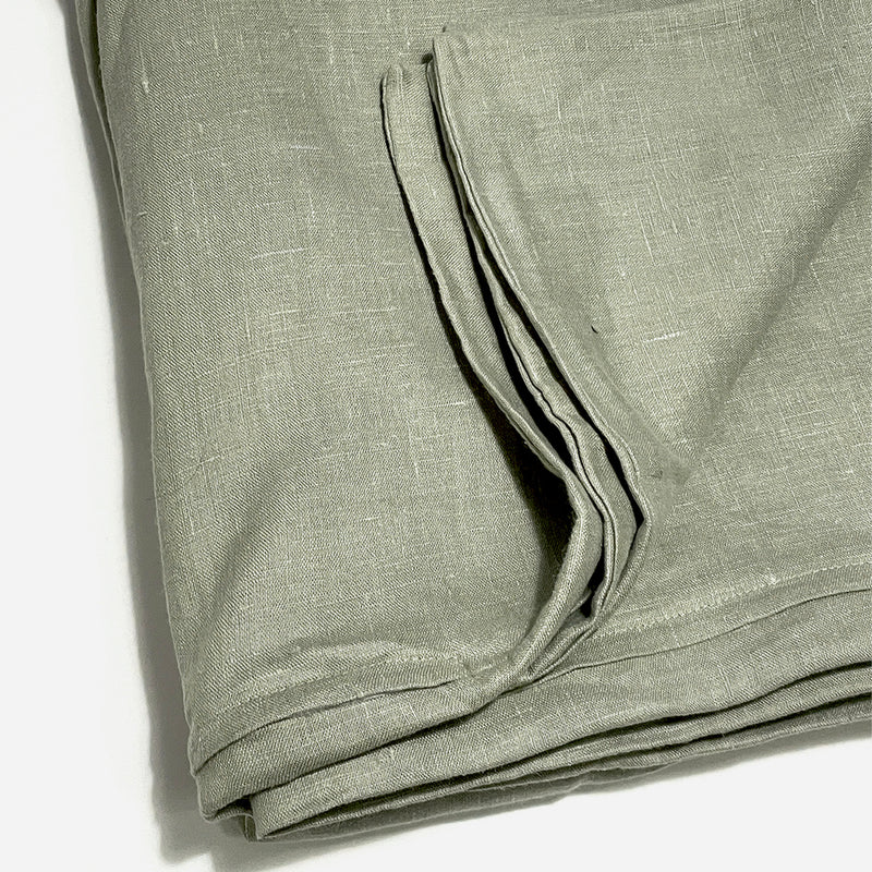 Tailored Linen Full/Queen Duvet - Desert Sage