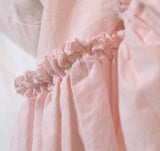 Clementine Tatter Ruffle PIllowcase  - New Colors - Linen Salvage Et Cie