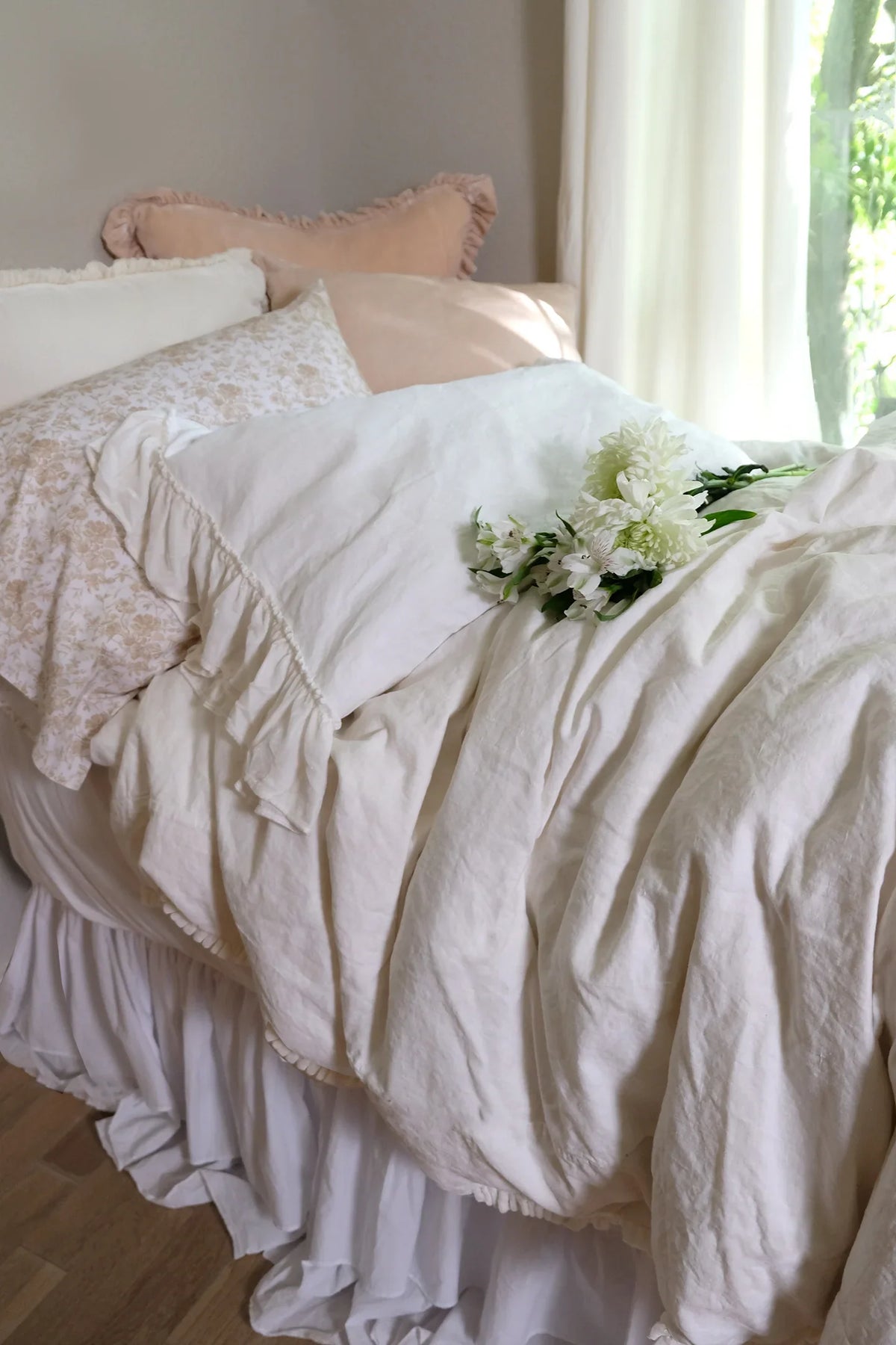 Romantic Vintage Bedding Made in California | Linen Salvage